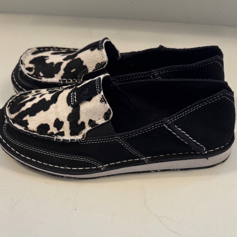 Ariat Black and White Patterned Loafers - Picture 4 of 5